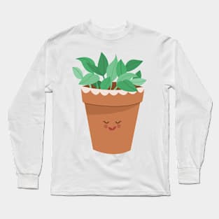 Friendly House Plant Long Sleeve T-Shirt